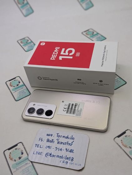 ขาย เทิร์น Redmi 15 5G Ram 8 Rom 256 ศูนย์ไทย ประกันยาว สภาพใหม่เอี่ยม อุปกรณ์ครบยกกล่อง เพียง 4,590 บาท ครับ
 รูปที่ 2