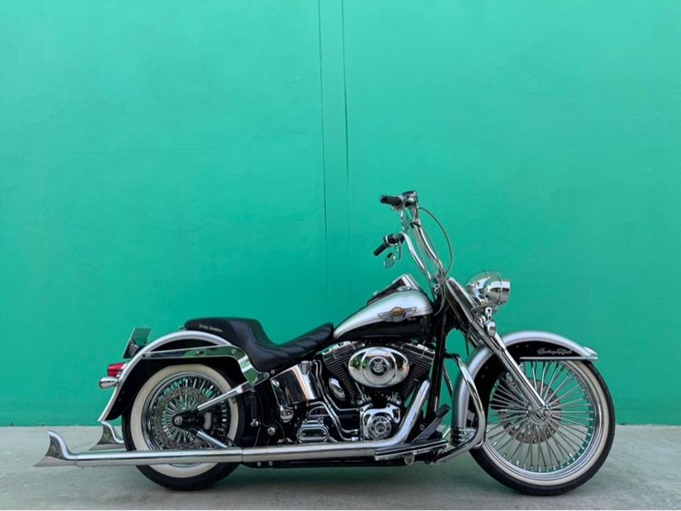 Harley Davidson Fat Boy Softail Fatboy 100th 2003 ตรงรุ่นสีทูโทน
