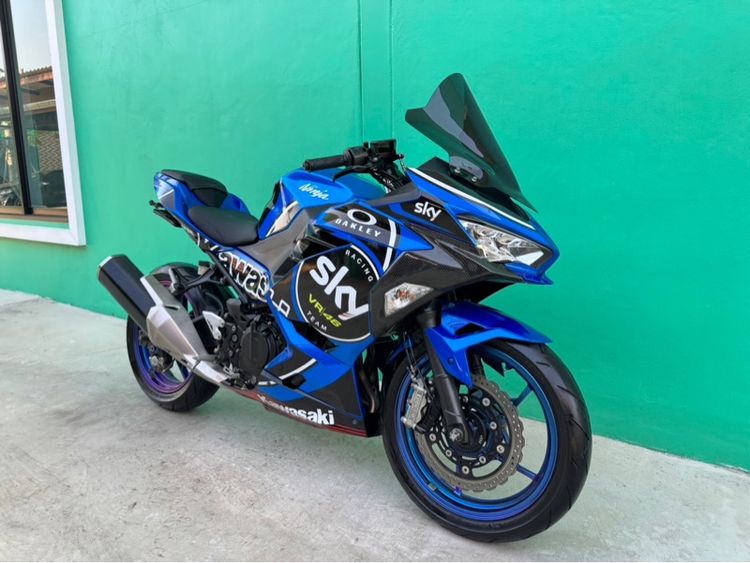 Kawasaki Ninja400 สีน้ำเงิน ปี2018 รูปที่ 2
