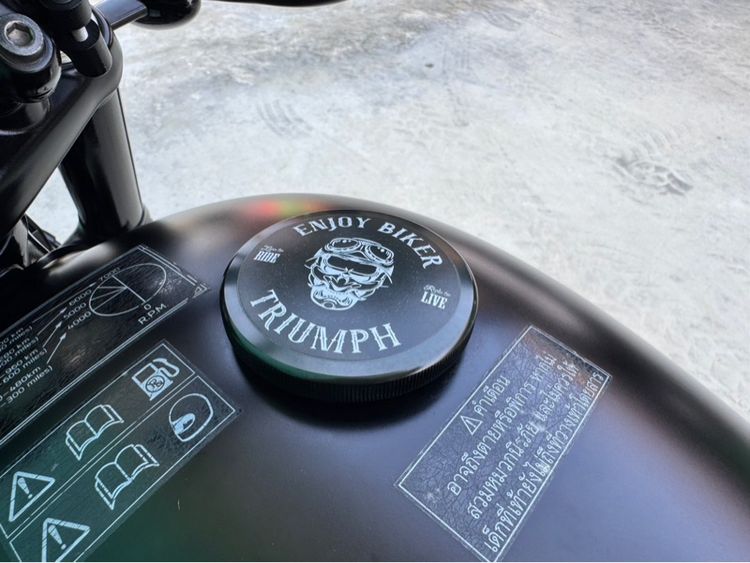 Triumph T100 Black สีดำปี2018จด2019  รูปที่ 10