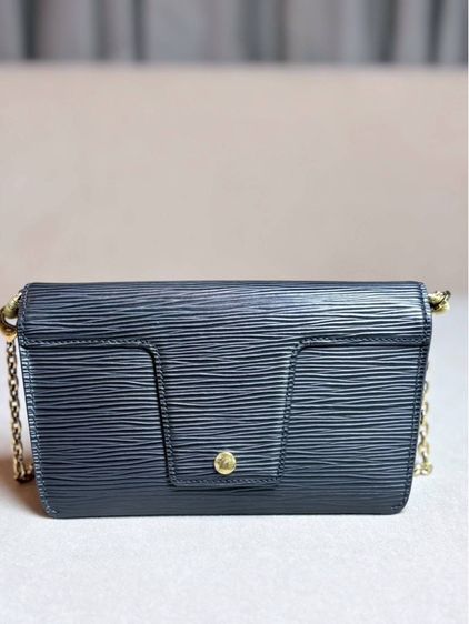 LV padlock on strap epi leather black microchip  รูปที่ 5