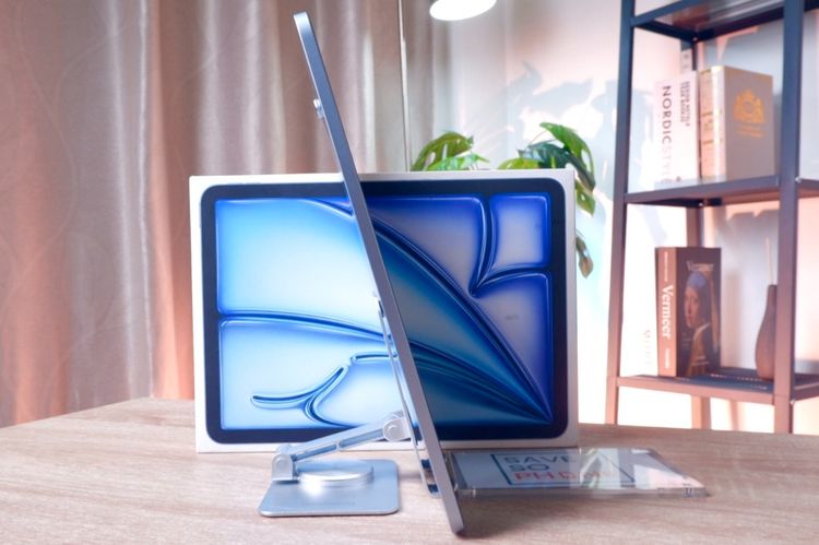 iPad Air 11-inch Wi-Fi 128GB M2 สี Blue  ราคาเพียง 14,900.- มีประกันร้าน 60 วัน รูปที่ 4