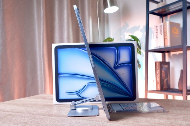 iPad Air 11-inch Wi-Fi 128GB M2 สี Blue  ราคาเพียง 14,900.- มีประกันร้าน 60 วัน รูปที่ 3