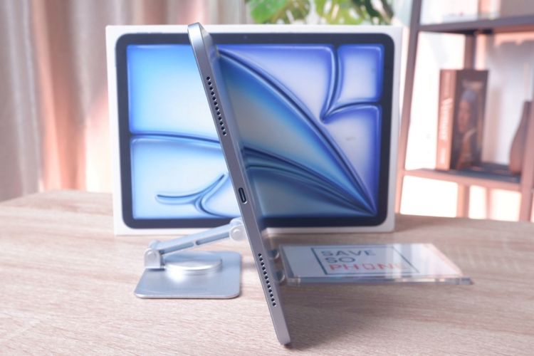 iPad Air 11-inch Wi-Fi 128GB M2 สี Blue  ราคาเพียง 14,900.- มีประกันร้าน 60 วัน รูปที่ 6