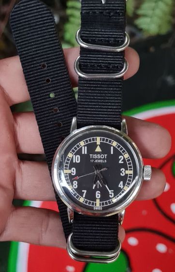 นาฬิกาวินเทจสวิสแนวทหาร Military ยี่ห้อ TISSOT เรือนใหญ่ใส่สวย รูปที่ 10