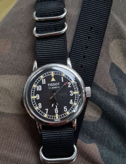 นาฬิกาวินเทจสวิสแนวทหาร Military ยี่ห้อ TISSOT เรือนใหญ่ใส่สวย รูปที่ 8