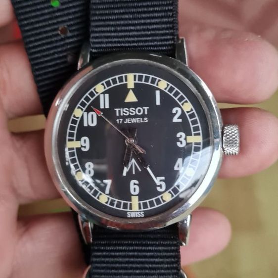 นาฬิกาวินเทจสวิสแนวทหาร Military ยี่ห้อ TISSOT เรือนใหญ่ใส่สวย รูปที่ 11