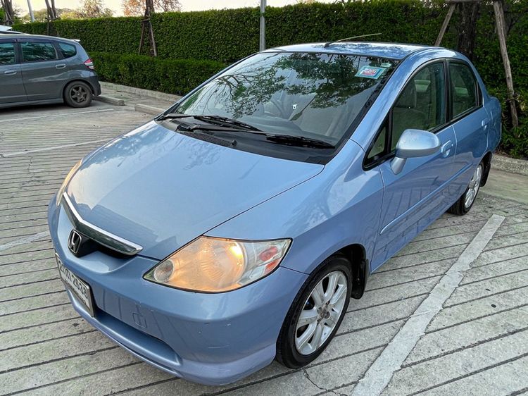 Honda City 2003 1.5 S i-DSi Sedan เบนซิน ไม่ติดแก๊ส เกียร์อัตโนมัติ ฟ้า รูปที่ 2