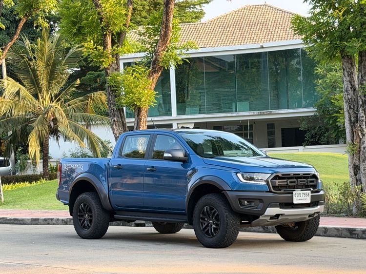 Ford Ranger 2020 2.0 Raptor 4WD Pickup ดีเซล ไม่ติดแก๊ส เกียร์อัตโนมัติ น้ำเงิน รูปที่ 3