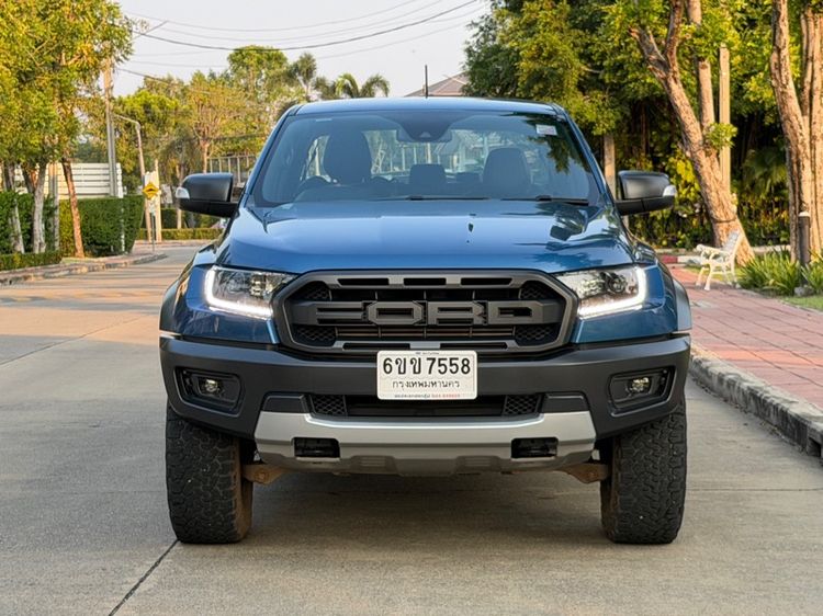 Ford Ranger 2020 2.0 Raptor 4WD Pickup ดีเซล ไม่ติดแก๊ส เกียร์อัตโนมัติ น้ำเงิน รูปที่ 2