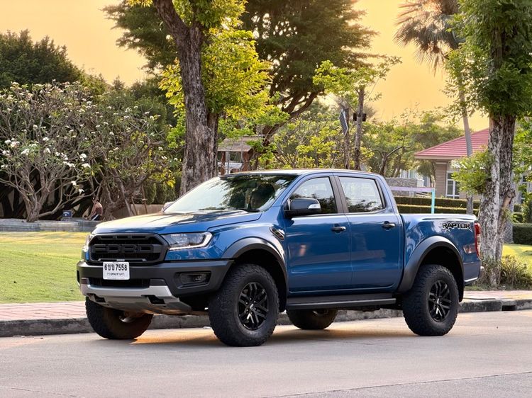 รถ Ford Ranger 2.0 Raptor 4WD สี น้ำเงิน