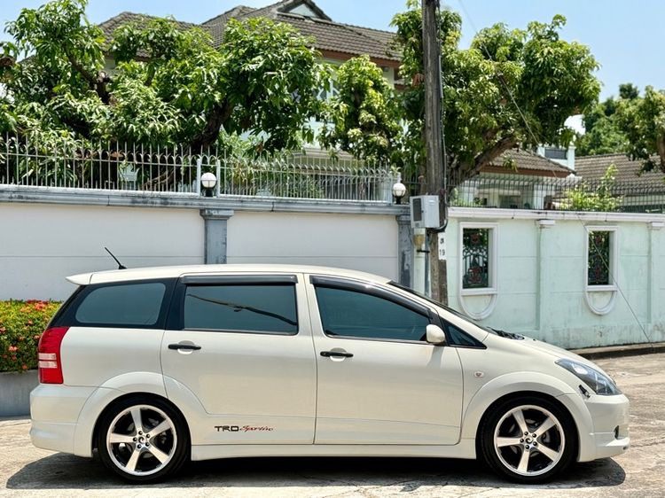 Toyota Wish 2005 2.0 Q Sport Touring II Utility-car เบนซิน ไม่ติดแก๊ส เกียร์อัตโนมัติ ขาว รูปที่ 4