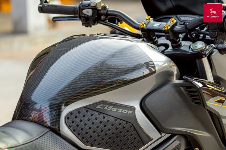 Honda CB650F ABS ปี2018 สีเทาล้อทอง วิ่ง27,000Km. ท่อBurnout รูปที่ 13