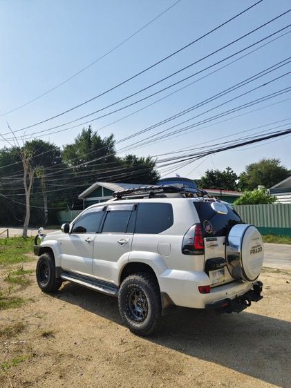 Toyota Land Cruiser Prado 2003 2.7 TX 4WD Van เบนซิน LPG เกียร์อัตโนมัติ ขาว รูปที่ 4