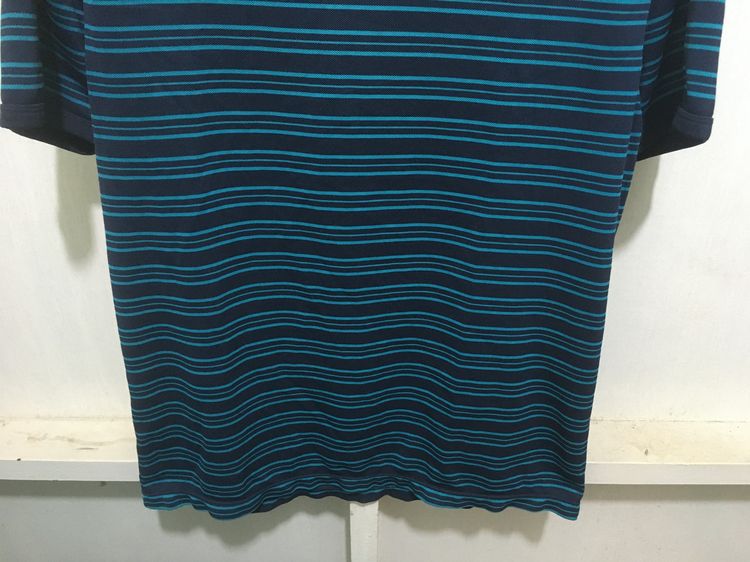 เสื้อยืด แบรนด์ UNIQLO สีลายริ้วกรมเขียว รูปที่ 4