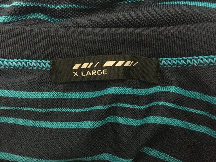 เสื้อยืด แบรนด์ UNIQLO สีลายริ้วกรมเขียว รูปที่ 7