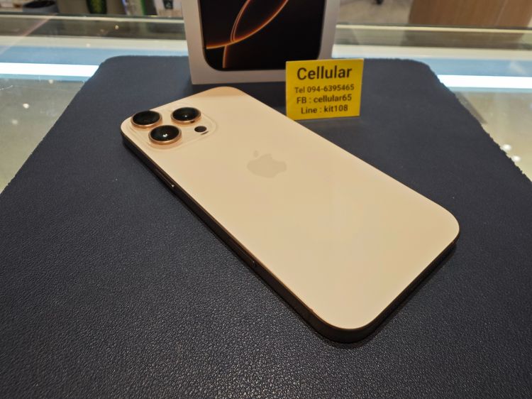 iPhone 16 Pro Max 256GB Batt90 สภาพสวย เครื่องไทย ครบกล่อง รูปที่ 6