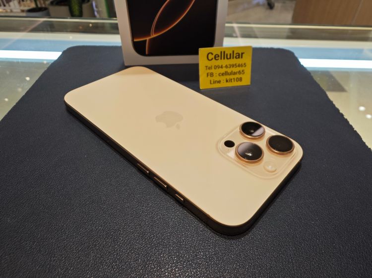 iPhone 16 Pro Max 256GB Batt90 สภาพสวย เครื่องไทย ครบกล่อง รูปที่ 4
