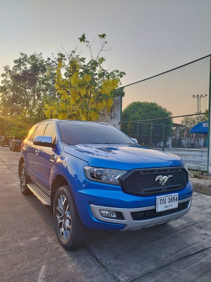 Ford Everest 2020 2.0 Titanium Utility-car ดีเซล เกียร์อัตโนมัติ น้ำเงิน รูปที่ 3