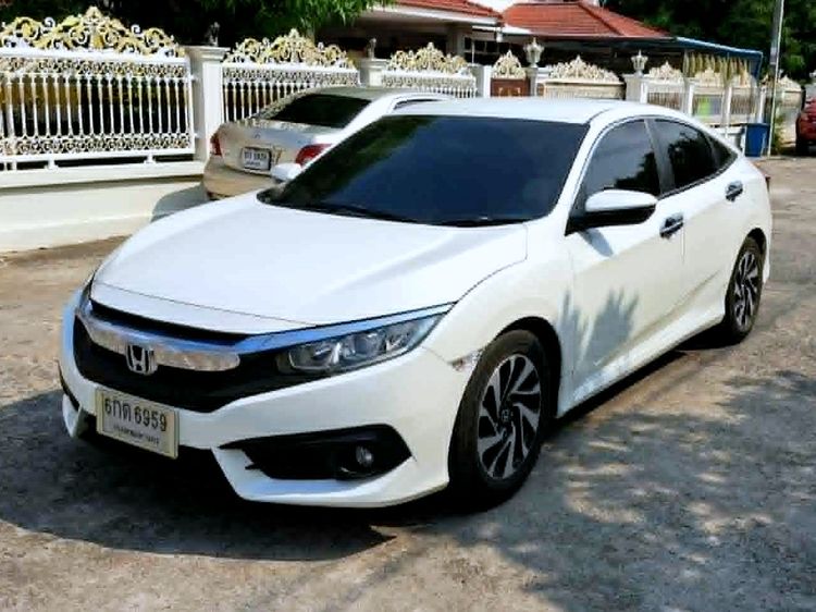 รถ Honda Civic 1.8 EL i-VTEC สี ขาว