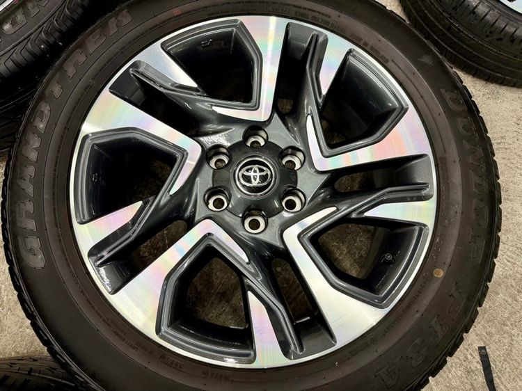 ล้อแม็ก TOYOTA LEGENDER ขอบ 20” ถอดป้ายแดง ยาง DUNLOP 265-50R20 ปี 25 ตุ่มหน้ายางยังอยู่ครบ รูปที่ 6