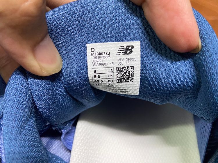 New Balance 1080V15 ไซส์ 9US 27cm ชาย รูปที่ 4