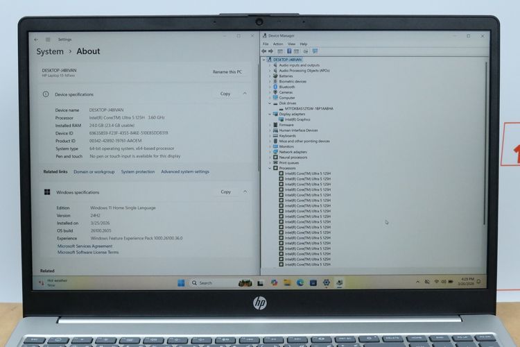 HP 15-FD1470TU Core Ultra 5 125H RAM24-512GB รูปที่ 3