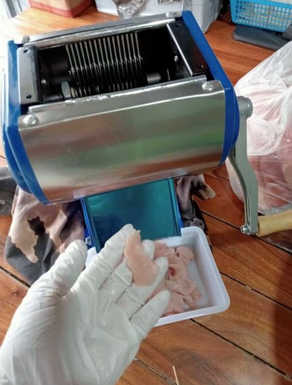 อุปกรณ์ครัว เตรียมอาหาร เครื่องสไลค์หมู เครื่องหั่นเนื้อ