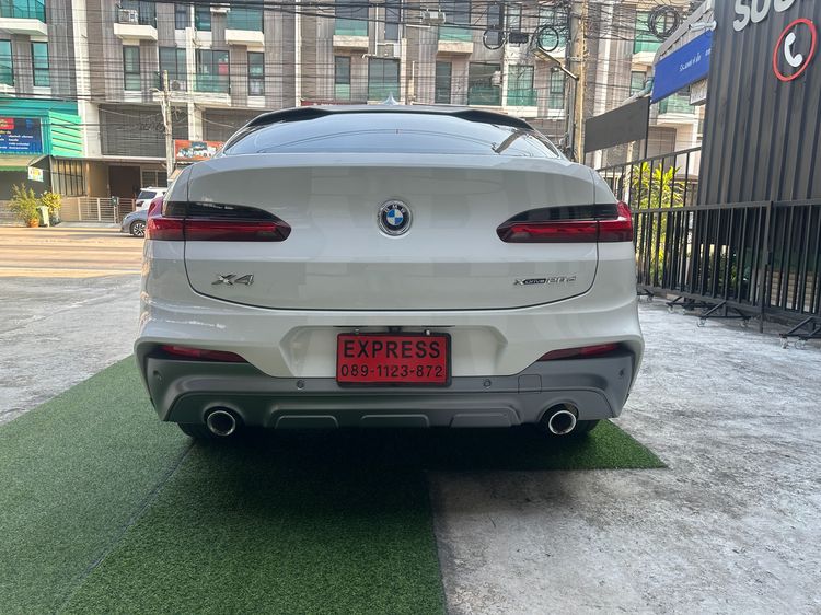 BMW X4 2021 2.0 xDrive20d M Sport 4WD Utility-car ดีเซล ไม่ติดแก๊ส เกียร์อัตโนมัติ ขาว รูปที่ 3