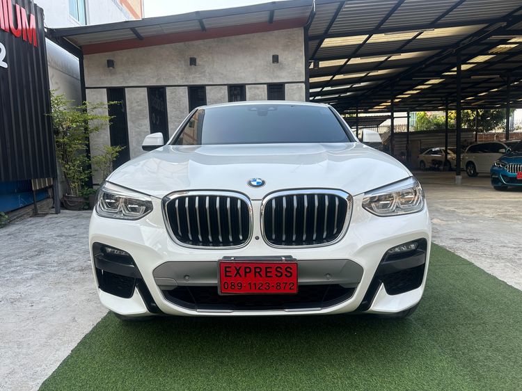 BMW X4 2021 2.0 xDrive20d M Sport 4WD Utility-car ดีเซล ไม่ติดแก๊ส เกียร์อัตโนมัติ ขาว รูปที่ 2