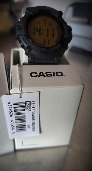 Casio​ AE-1500WH-8BV  สีเทา สภาพใหม่มาก  รูปที่ 6