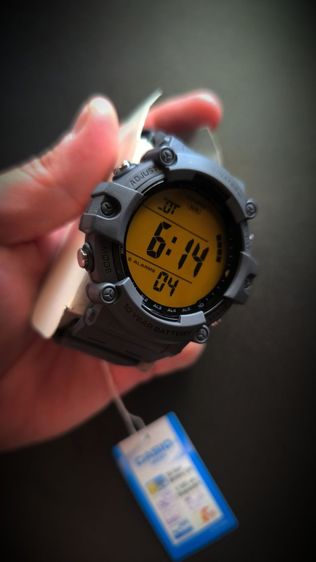 Casio​ AE-1500WH-8BV  สีเทา สภาพใหม่มาก  รูปที่ 4