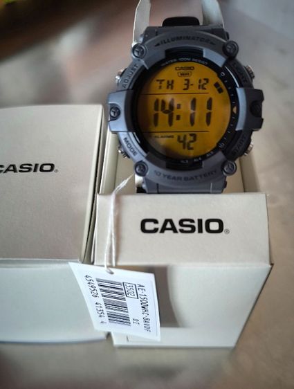 Casio​ AE-1500WH-8BV  สีเทา สภาพใหม่มาก  รูปที่ 3