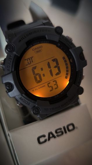 Casio​ AE-1500WH-8BV  สีเทา สภาพใหม่มาก  รูปที่ 8