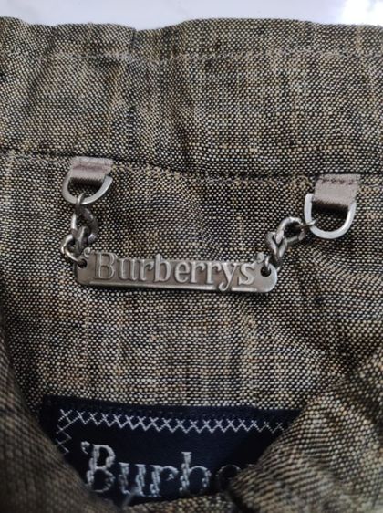 เชิ้ต BURBERRY'S🧥🇮🇹ลินิน วินเทจ รูปที่ 15