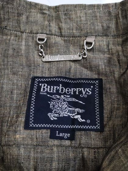 เชิ้ต BURBERRY'S🧥🇮🇹ลินิน วินเทจ รูปที่ 13