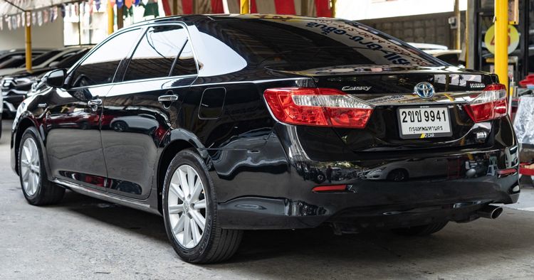 Toyota Camry 2012 2.5 Hybrid Premium Sedan ไฮบริด ไม่ติดแก๊ส เกียร์อัตโนมัติ ดำ รูปที่ 3