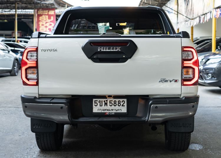 Toyota Hilux Revo 2020 Double Cab Prerunner 2x4 2.4 Rocco Pickup ดีเซล ไม่ติดแก๊ส เกียร์อัตโนมัติ ขาว รูปที่ 4
