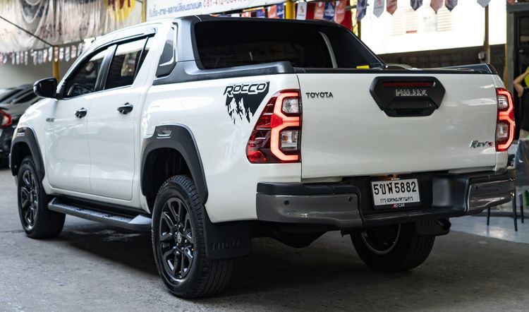 Toyota Hilux Revo 2020 Double Cab Prerunner 2x4 2.4 Rocco Pickup ดีเซล ไม่ติดแก๊ส เกียร์อัตโนมัติ ขาว รูปที่ 3