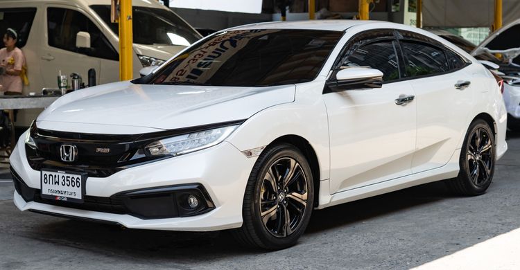 Honda Civic 2019 1.5 Turbo RS Sedan เบนซิน ไม่ติดแก๊ส เกียร์อัตโนมัติ ขาว รูปที่ 2