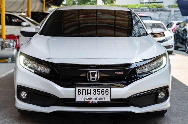 รถ Honda Civic 1.5 Turbo RS สี ขาว
