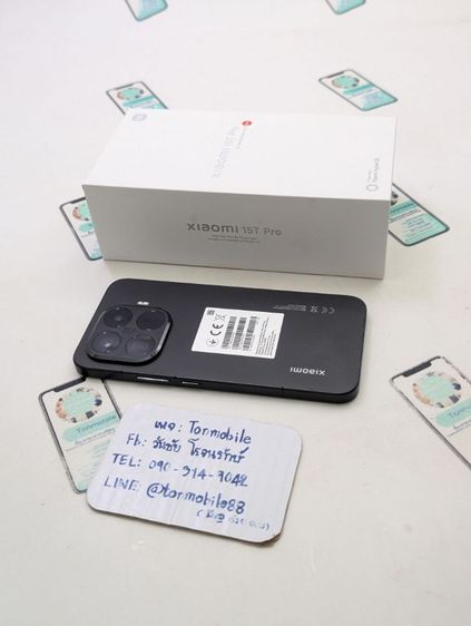Xiaomi 15T Pro Ram 12 Rom 512 ศูนย์ไทย สภาพใหม่เอี่ยม อุปกรณ์ครบยกกล่อง ขาดกล่องคู่มือ ประกันยาว รอบชาร์จ 9 รอบ ถูกๆ เพียง 14,990 บาท รูปที่ 2