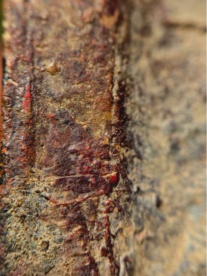 พระร่วงหลังรางปืน พิมนิยม กรุวัดพระศรีรัตนมหาธาตุราชวรวิหาร  หรือกรุวัดพระปรางค์ สุโขทัย   เนื้อตะกั่วสนิมแดง รูปที่ 14