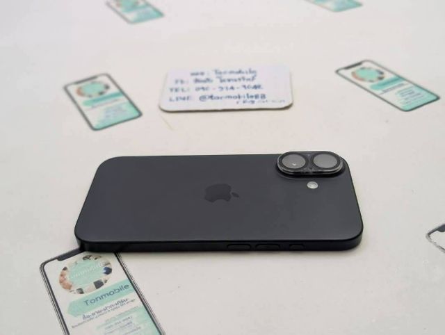 iPhone 16 128 LL สภาพสวย ขายตามสภาพ มีตัวเครื่องอย่างเดียว ไม่มีอุปกรณ์อื่น สุขภาพแบต 100 เพียง 9,990 บาท ครับ  รูปที่ 2