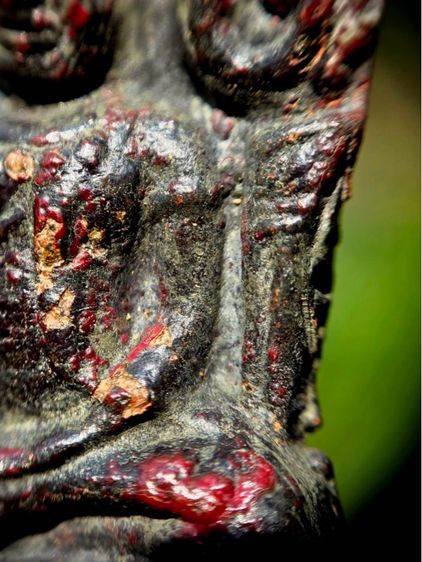 พระยอดขุนพล ซุ้มเรือนแก้ว กรุวัดพระศรีรัตนมหาธาตุ ลพบุรี เนื้อตะกั่วสนิมแดง รูปที่ 4