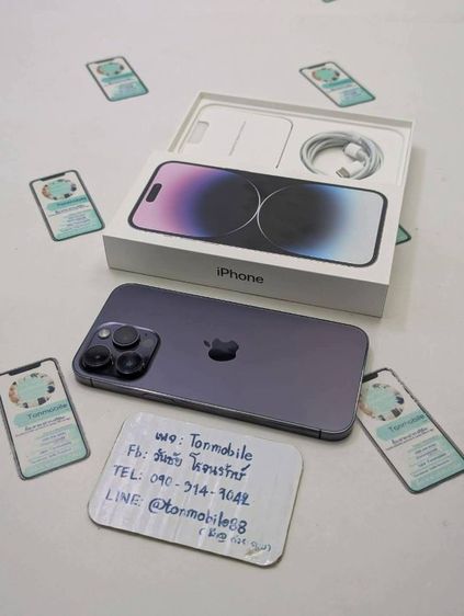 มากกว่า 512 GB ขาย เทิร์น iPhone 14 Pro Max 1TB ศูนย์ไทย สภาพสวย อุปกรณ์ครบยกกล่อง สุขภาพแบต 77 เพียง 19,990 บาท ครับ 