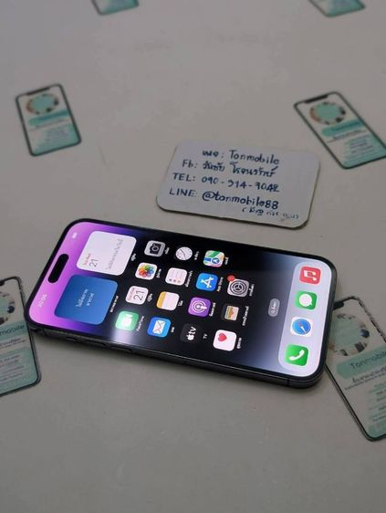 ขาย เทิร์น iPhone 14 Pro Max 1TB ศูนย์ไทย สภาพสวย อุปกรณ์ครบยกกล่อง สุขภาพแบต 77 เพียง 19,990 บาท ครับ  รูปที่ 3