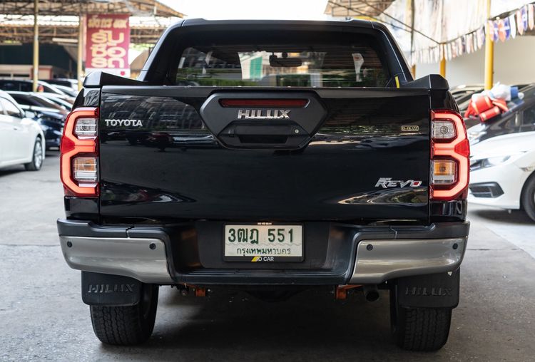 Toyota Hilux Revo 2021 Smart Cab 2.8 4WD Rocco Pickup ดีเซล ไม่ติดแก๊ส เกียร์อัตโนมัติ ดำ รูปที่ 4