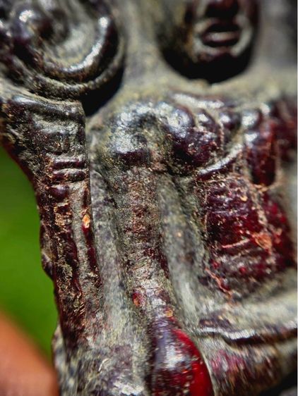 พระยอดขุนพล ซุ้มเรือนแก้ว กรุวัดพระศรีรัตนมหาธาตุ ลพบุรี เนื้อตะกั่วสนิมแดง  รูปที่ 8