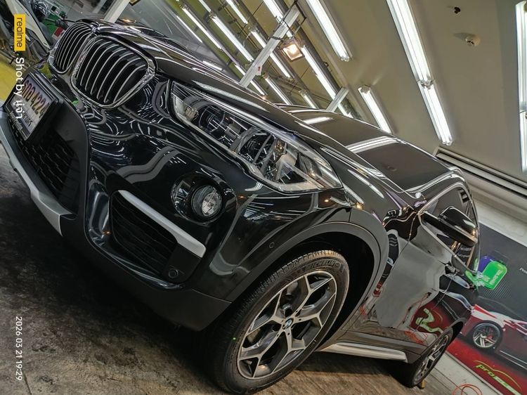 รถ BMW X1 2.0 sDrive18i xLine สี ดำ
